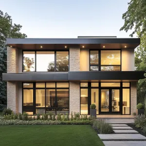 Preview of Sleek Sanctuary with a Touch of Stone