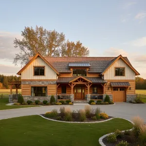 Timber-Banded Country Retreat