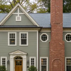 Chimney Chic: A Tale of Brick and Siding