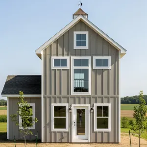 Compact Barn Bungalow: A Tiny Gem