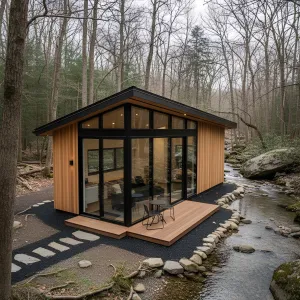 Creekside Eaves Glass Bungalow
