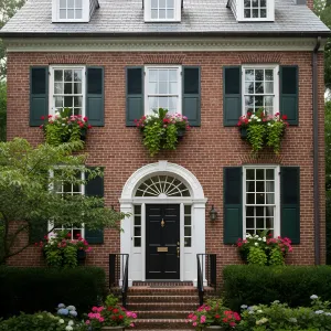 Hipped Slate Colonial with Dormer Charm