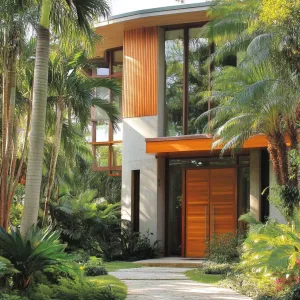Tropical Splendor: Where Leaves and Luxury Mingle