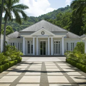 Colonial Chic Under Palm Fronds