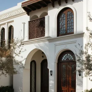 Charming Arches and Wooden Accents