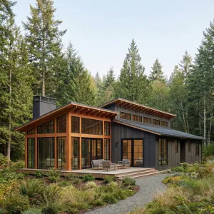 Cedar Frame Woodland Gathering Cabin