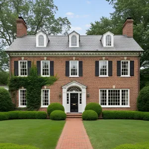 Symmetry-First Brick Manor