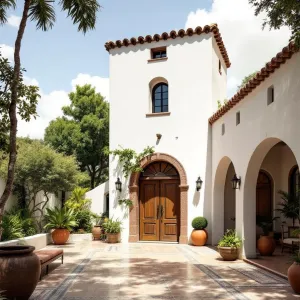 Majestic Hacienda with Courtyard Drama