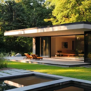 Sleek Serenity in the Woods