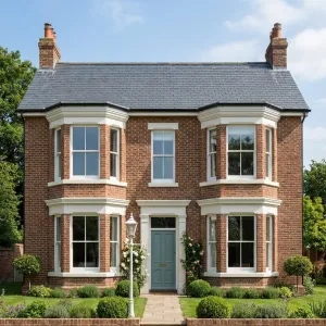 Brick Clad Edwardian Gem With Pastel Door