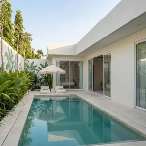 Leafwall Courtyard Plunge Pool Retreat