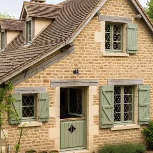 Countryside Charm: A Stone-and-Shutter Delight