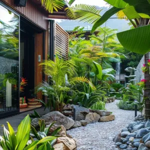 Cabin Incorporating Local Natural Elements