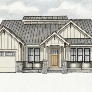 Steel Roof Porchfront Cottage Nest