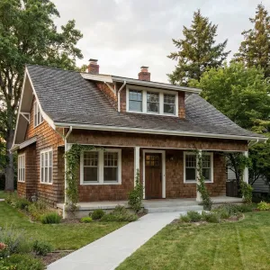 Shinglehaven Vinewrapped Craftsman Bungalow