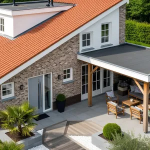 Chic Retreat: Patio and Pathway Panache