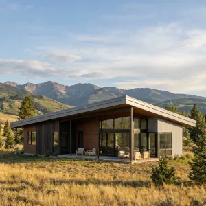 Open Sky Mono Roof Ranch Retreat