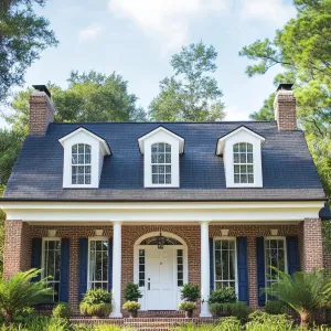 Preview of Colonial Revival with a Double Chimney Twist