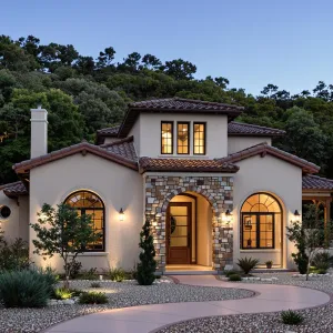 Tuscan Twilight: A Homey Retreat