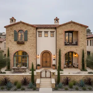 Amber-Clad Iberian Villa