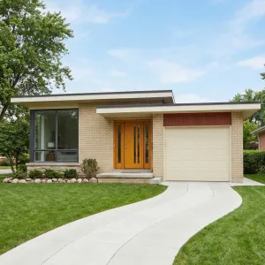 Honey Brick Midcentury Streetfront Ease