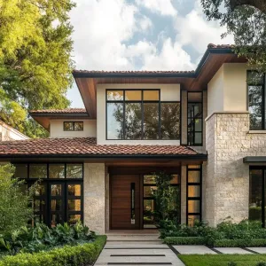 Mediterranean Marvel Amidst Greenery