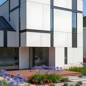 Boxy Bliss: Compact Cube with Floral Frills