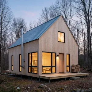 Tin Roof Forest Reading Cabin