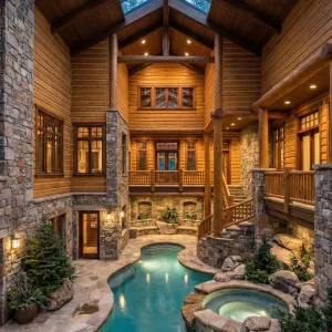 Alpine Atrium Lodge Pool Sanctuary