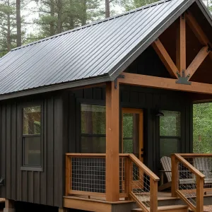 Tiny Timber Hideaway: Black and Beech Bliss