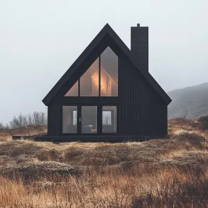 A-Frame Oasis Beyond the Fog