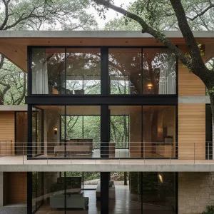 Suspended Elegance in the Whispering Woods