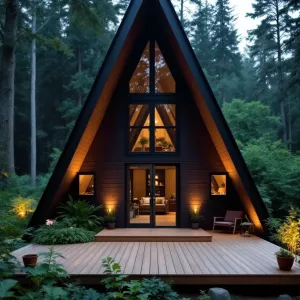 Triangular Timber Haven with a Twist