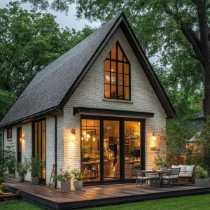 Chic Cottage Under Lush Verdure
