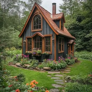Whimsical Haven in the Forest