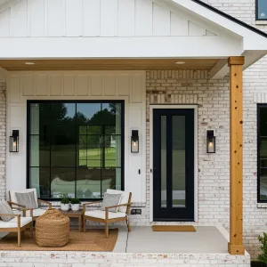 Sun-Drenched Porch with Modern Flare