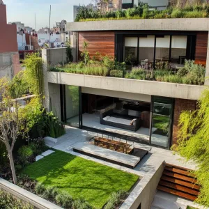 Living Roof With Urban Garden