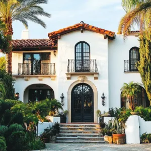 Mediterranean Mischief: Olive Trees and Arched Doors