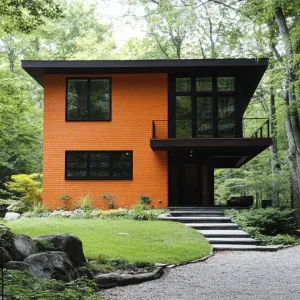 Preview of Bold Tangerine Dream Nestled in Nature