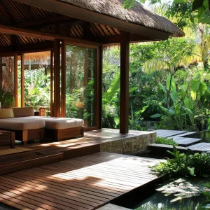 Tropical Tranquility: The Bamboo Escape