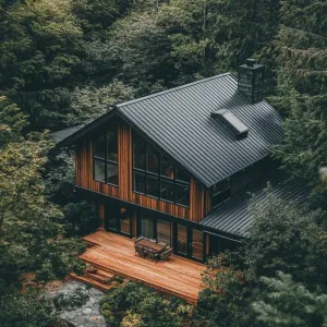 A Rustic Retreat in the Woods