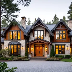 A Serene Cottage with Gables Galore
