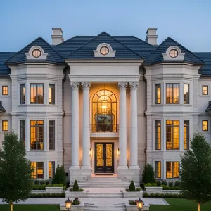 Regal Residence: The Pillared Perfection Palatial Pad