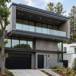 Stacked Slate Haven With Skyline Views