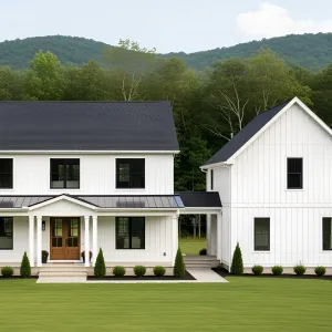 Whispering Meadows: A White Farmhouse Tale