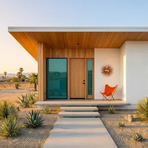 Cyan Pane Desert Porch