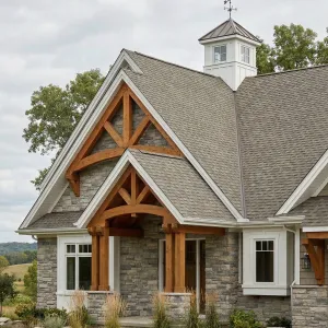 Countryside Timber Gable Welcome Home