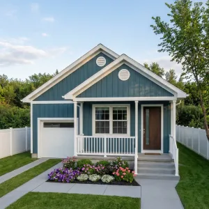 Skyline Gable Pocket Porch Home