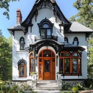 Preview of Gothic Revival Gem with Orange Accents
