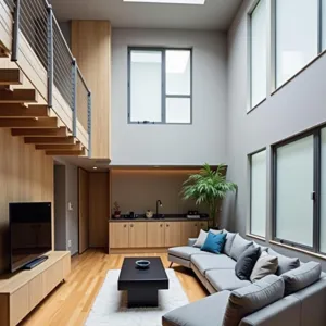 Spacious Skylit Loft With Contemporary Flair